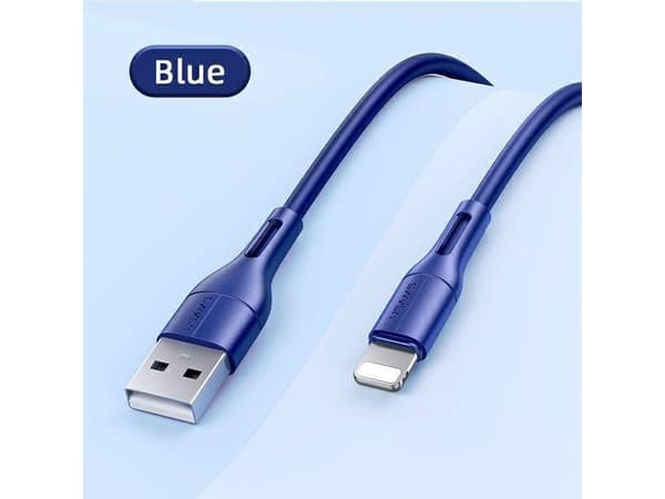 Kabel USB Usams USB-A - Lightning 1 m Niebieski (SJ500USB03)