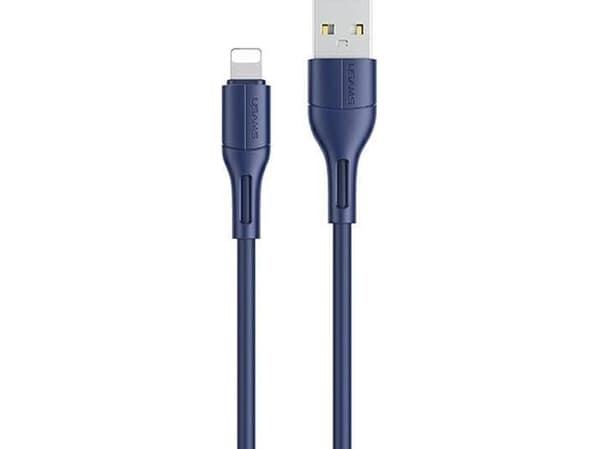 Kabel USB Usams USB-A - Lightning 1 m Niebieski (SJ500USB03)