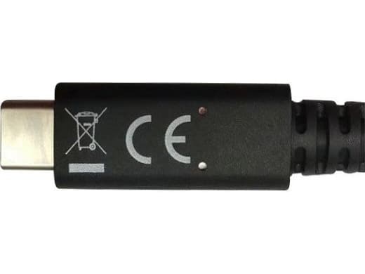 Techly ICOC MUSB40-CMCM08, 0,8 m, USB C, USB C, USB4 Gen 3x2, 40 Gbit/s, Svart