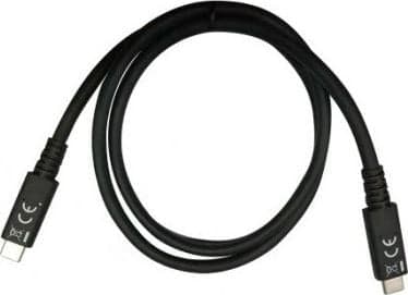 Techly ICOC MUSB40-CMCM08, 0,8 m, USB C, USB C, USB4 Gen 3x2, 40 Gbit/s, Svart