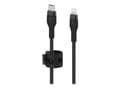 Miniatyrbild 2 av 5: Belkin BOOST CHARGE - Lightning-kabel - 24 pin USB-C hane till Lightning hane - 1 m - svart