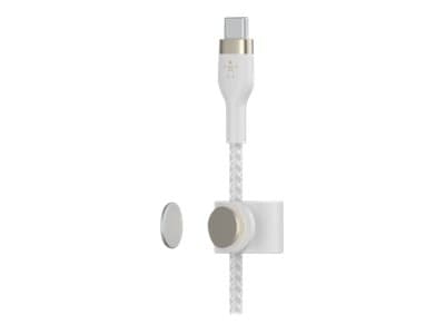 Belkin BOOST?CHARGE PRO Flex, 1 m, USB C, USB C, USB 2.0, Valkoinen
