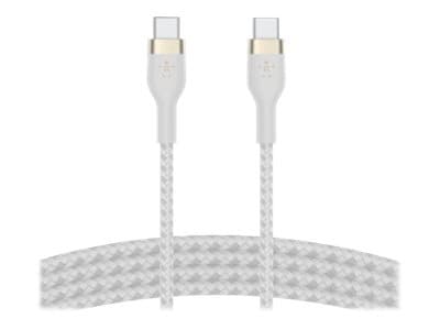 Belkin BOOST?CHARGE PRO Flex, 1 m, USB C, USB C, USB 2.0, Valkoinen