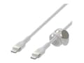 Pikkukuva 1 / 5: Belkin BOOST?CHARGE PRO Flex, 1 m, USB C, USB C, USB 2.0, Valkoinen
