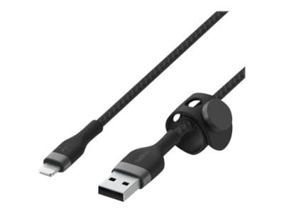 Belkin CAA010BT1MBK, 1 m, USB A, USB C/Lightning, Uros, Uros, Musta