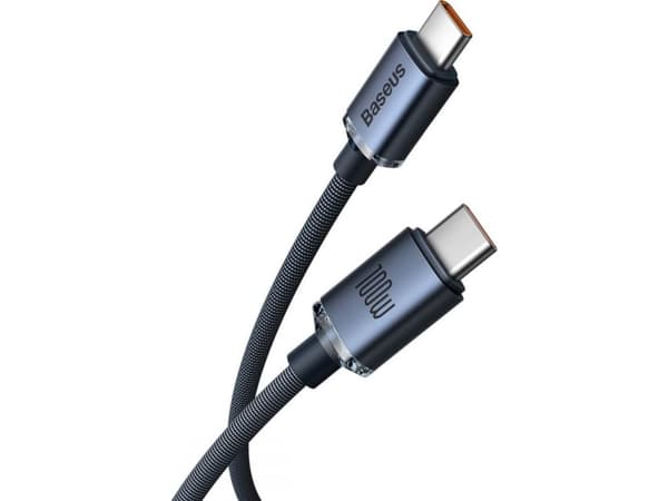 Baseus USB-C - USB-C USB-kabel 1,2 m Svart (baseus_20220112123521)