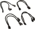 Miniatyrbild 1 av 2: Akasa PWM Lüftersplitter, 4er Pack - schwarz