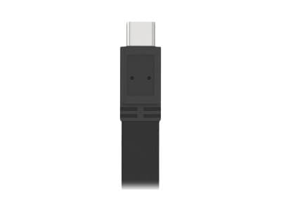 Akasa - USB-kabel - 24 pin USB-C (hane) till 24 pin USB-C (hane) - USB 3.2 Gen 2 - 20 V - 2.3 A - 1 m - 4K60Hz stöd, USB Power Delivery (46W) - svart