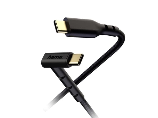 Hama Stand, 1,5 m, USB C, USB C, USB 2.0, 0,48 Gbit/s, Svart