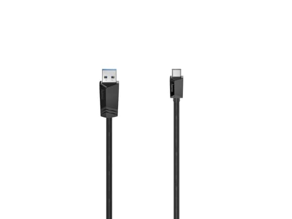 Hama 00200650, 0,25 m, USB C, USB A, USB 3.2 Gen 1 (3.1 Gen 1), 5 Gbit/s, Svart