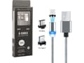 Miniatyrbild 1 av 4: USB-kabel Prolink USB-A - microUSB + USB-C Szary (023344)