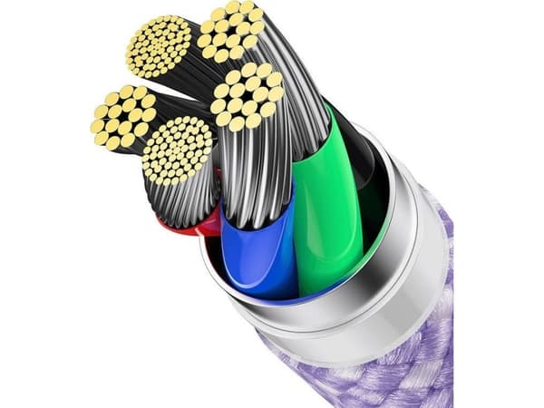 Baseus USB cable USB-C cable for Lightning Baseus Dynamic Series, 20W, 2m (purple)
