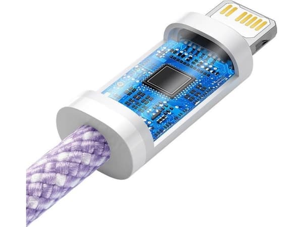 Baseus USB cable USB-C cable for Lightning Baseus Dynamic Series, 20W, 2m (purple)