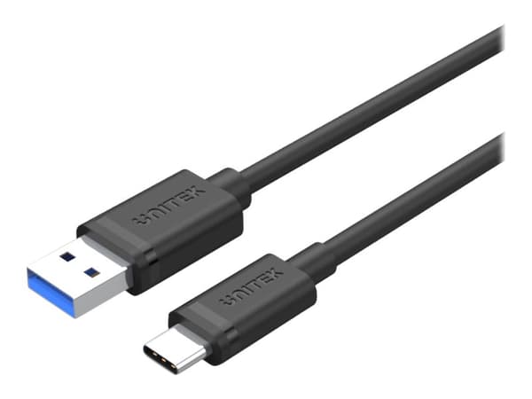 Unitek - USB-kabel - USB typ A (hane) till 24 pin USB-C (hane) - USB 3.0 - 2 m - svart