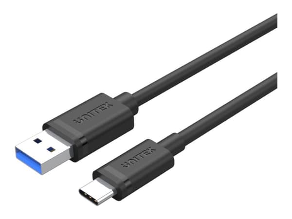 Unitek - USB-kabel - USB typ A (hane) till 24 pin USB-C (hane) - USB 3.0 - 2 m - svart