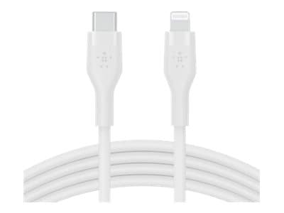 Belkin BOOST CHARGE - Lightning-kabel - 24 pin USB-C hane till Lightning hane - 2 m - vit