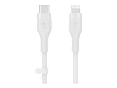 Belkin BOOST CHARGE - Lightning-kabel - 24 pin USB-C hane till Lightning hane - 2 m - vit