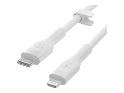 Belkin BOOST CHARGE - Lightning-kabel - 24 pin USB-C hane till Lightning hane - 2 m - vit