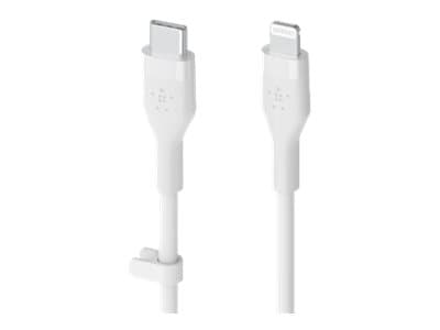 Belkin BOOST CHARGE - Lightning-kabel - 24 pin USB-C hane till Lightning hane - 2 m - vit