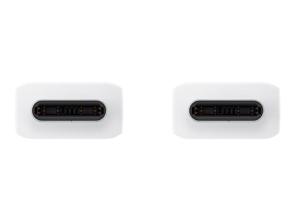 Samsung EP-DX510 - USB-kabel - USB-C (hann) til USB-C (hann) - USB 2.0 - 5 A - 1,8 m - hvit