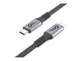 Miniatyrbild 3 av 5: MicroConnect Premium - USB-kabel - 24 pin USB-C (hane) till 24 pin USB-C (hane) - USB 3.2 Gen 2 - 20 V - 5 A - 2 m - USB-strömförsörjning (100W), 4K6