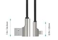 Pikkukuva 3 / 5: AUKEY CB-AL01 Lajittele OEM ultrakestävä nailon Quick Charge Lightning-USB-kaapeli | 2m | MFi Apple-sertifiointi