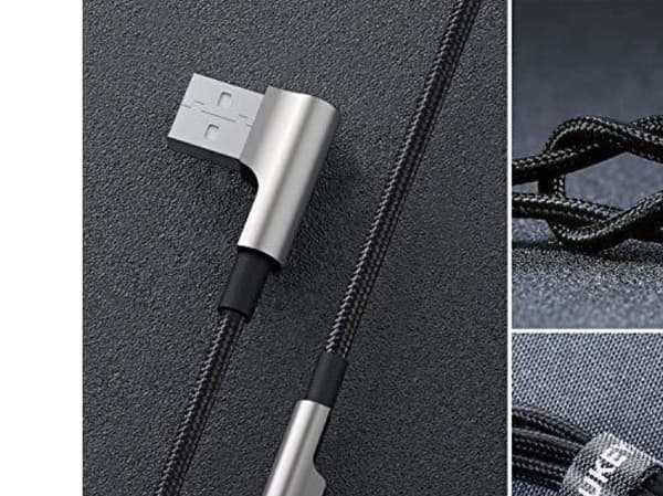 AUKEY CB-AL01 Lajittele OEM ultrakestävä nailon Quick Charge Lightning-USB-kaapeli | 2m | MFi Apple-sertifiointi