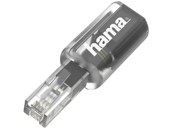 Hama 00201145, 1,5 m, TAE (F), RJ-11, Sort, Hankjønn, Hankjønn