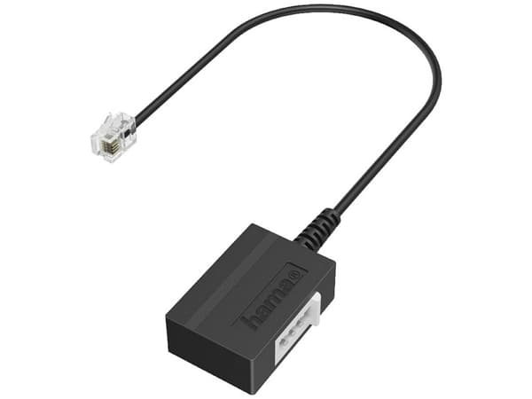 Hama 00201113, 6 m, RJ-45, TAE (F), Sort, Hanstik, Hanstik