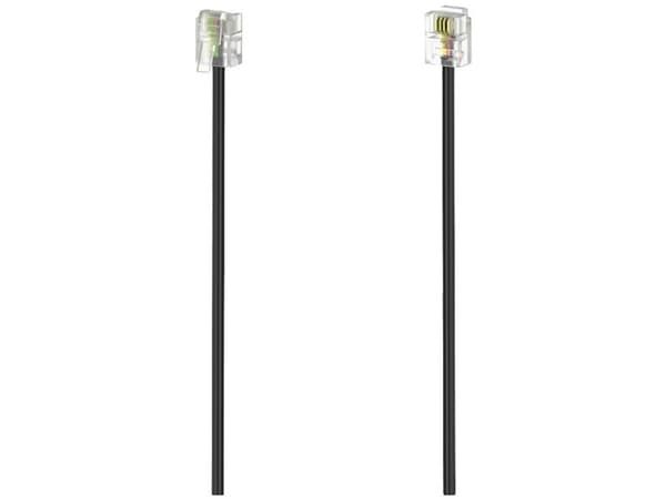 Hama 00201120, 10 m, RJ-45, TAE (F), Hvit, Hankjønn, Hankjønn
