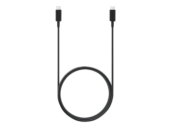 Samsung EP-DX510 - USB-kabel - 24 pin USB-C (hane) till 24 pin USB-C (hane) - USB 2.0 - 5 A - 1.8 m - svart