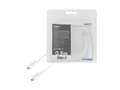 Miniatyrbild 5 av 5: USB 4 Gen 3 Typ-C-kabel, C/M till USB-C/M, PD, AV, vit, 0,8 m
