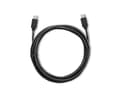 Miniatyrbilde 2 av 5: Qoltec - USB-kabel - 24 pin USB-C (hann) til 24 pin USB-C (hann) - USB 2.0 - 0.8 A - 2 m - svart
