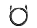 Miniatyrbilde 2 av 5: Qoltec - USB-kabel - 24 pin USB-C (hann) til 24 pin USB-C (hann) - USB 3.1 - 0.8 A - 2.5 m - svart
