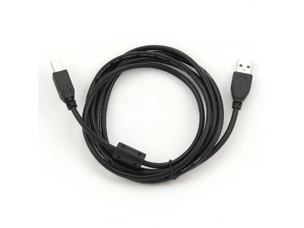 Cablexpert CCFB-USB2-AMBM-3M, 3 m, USB A, USB B, Hankjønn/hankjønn, Sort