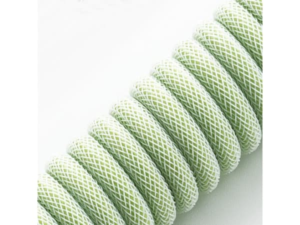 CableMod Classic - Tastaturkabel - USB (hann) til 24 pin USB-C (hann) - 1.5 m - rullet sammen - lime sorbet (white on green)