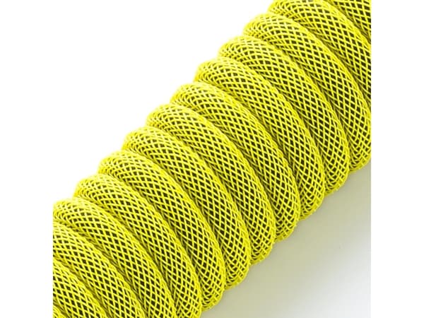 CableMod Classic - Tangentbordskabel - USB (hane) till 24 pin USB-C (hane) - 1.5 m - lindad - dominator yellow (yellow on black)