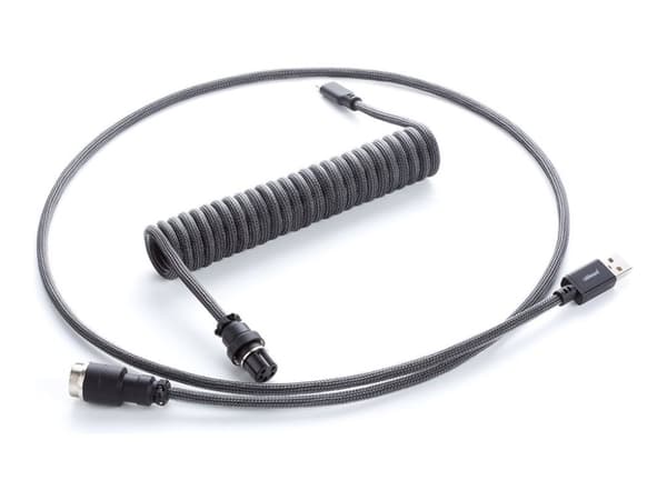 Cablemod CM-PKCA-CKAK-KC150KC-R, 1,5 m, USB A, USB C, Kulfiber, Grå