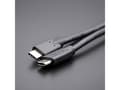 Pikkukuva 5 / 5: Qoltec - USB-kaapeli - USB-C (uros) - USB-C (uros) - USB 3.1 - 0,5 A - 3 m - musta