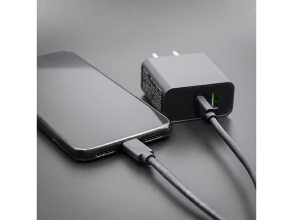 Qoltec - USB-kabel - 24 pin USB-C (hann) til 24 pin USB-C (hann) - USB 2.0 - 1 A - 1.4 m - svart