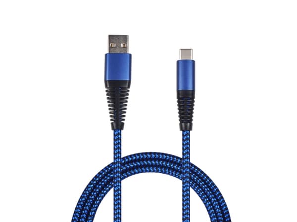 2GO 795950, 1 m, USB B, USB C, USB 3.2 Gen 1 (3.1 Gen 1), Sininen