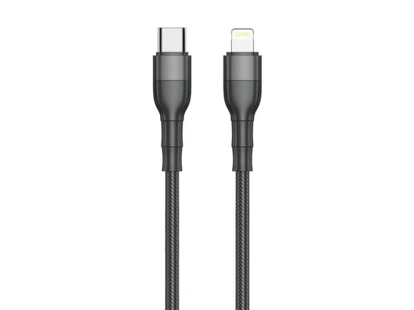 2GO 797307 USB-kaapeli 1 m USB C Lightning Musta (797307)