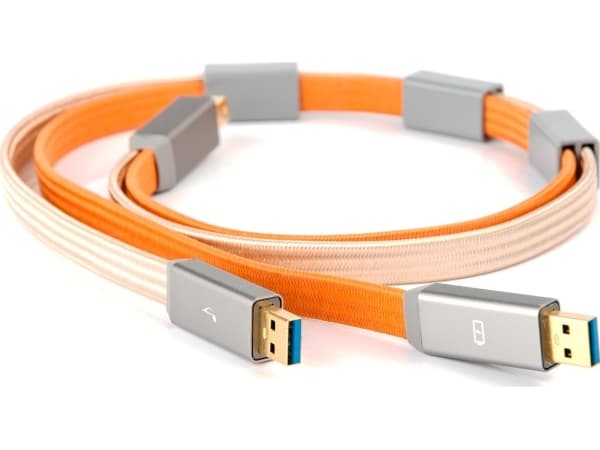 IFi Audio USB-B - 2x USB-A USB-kabel 0,7 m Orange