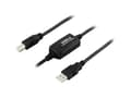 Miniatyrbild 2 av 5: DELTACO USB-EX10MB - USB-kabel - USB (hane) till USB typ B (hane) - USB 2.0 - 10 m - aktiv - svart