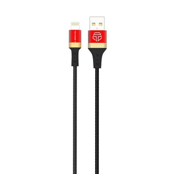 USB til Lightning, 2.0A - 1 m - Gull/Rød