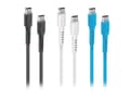 Miniatyrbild 1 av 5: SBS TEKITCC3X1WBK, 1,2 m, USB C, USB C, USB 2.0, Svart, Blå, Vit