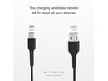 Miniatyrbild 4 av 5: SBS TEKITUSBC3X1WBK, 1,2 m, USB C, USB A, USB 2.0, Svart, Blå, Vit