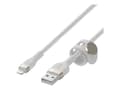 Miniatyrbilde 3 av 5: Belkin BOOST CHARGE - Lightning-kabel - USB-hann til Lightning-hann - 2 m - hvit