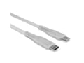 Miniatyrbilde 3 av 5: Lindy 31318, 3 m, Lightning, USB C, Hankjønn, Hankjønn, Hvit