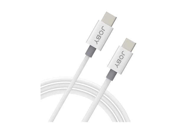Joby JB01820-BWW, 2 m, USB C, USB C, USB 2.0, 0,48 Gbit/s, Vit